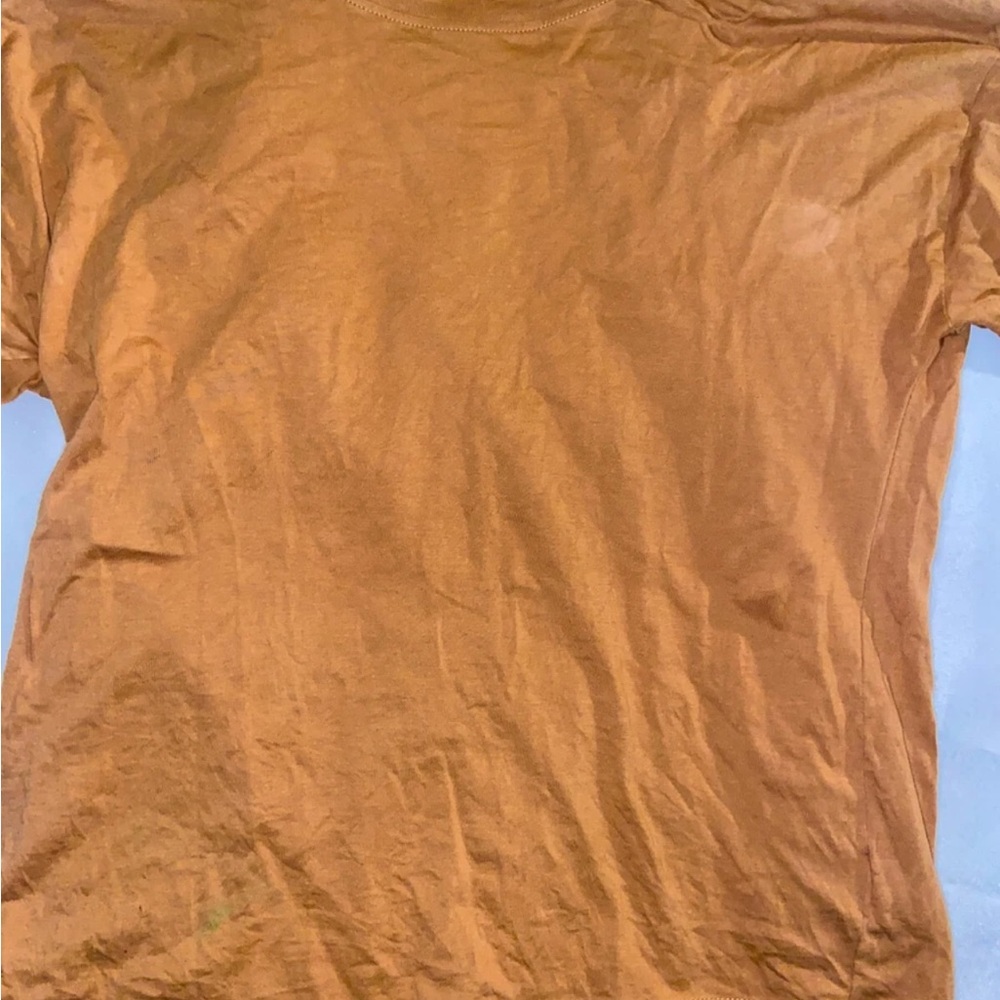 Christian Siriano Men's Tan Short Sleeve Tee